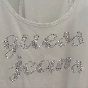 Vintage y2K Guess bedazzled tank💋